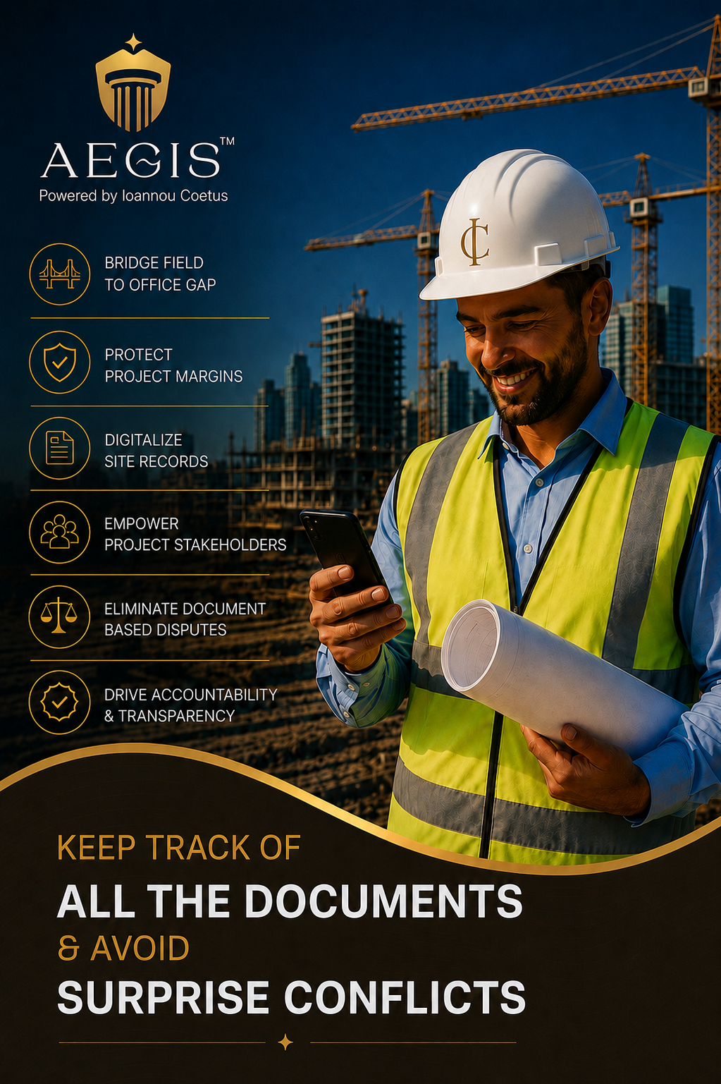 AEGIS mission — protecting project margins with reliable data
